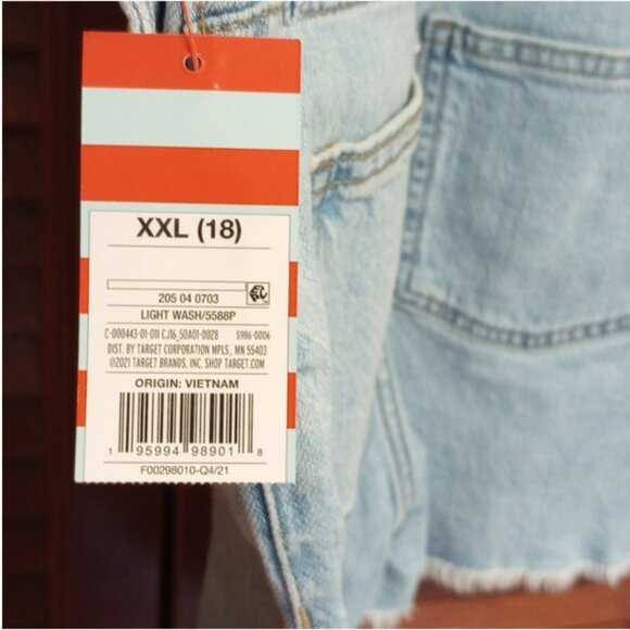 Cat & Jack Light Blue Denim Overalls - Picture 3 of 3